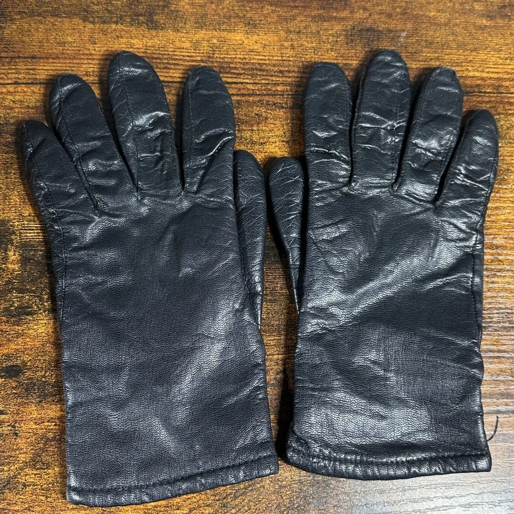 Vintage Fownes Size 7.5 Lined Genuine Leather Gloves Old Money Timeless Classic